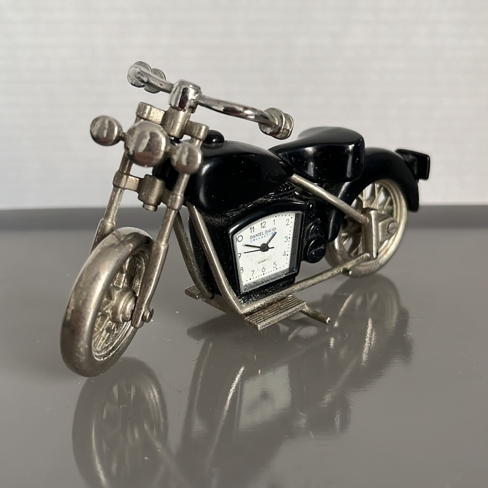 Daniel David Motorcycle Desk Clock